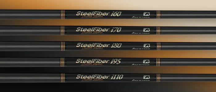 AEROTECH STEELFIBER BLACK LABEL PRIVATE RESERVE I90 IRON SHAFT .355 SPINNER
