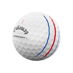 CALLAWAY 2024 CHROME SOFT TRIPLE TRACK GOLF BALLS DOZEN PACK