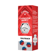 CALLAWAY 2024 CHROME SOFT TRUTRACK GOLF BALLS DOZEN PACK