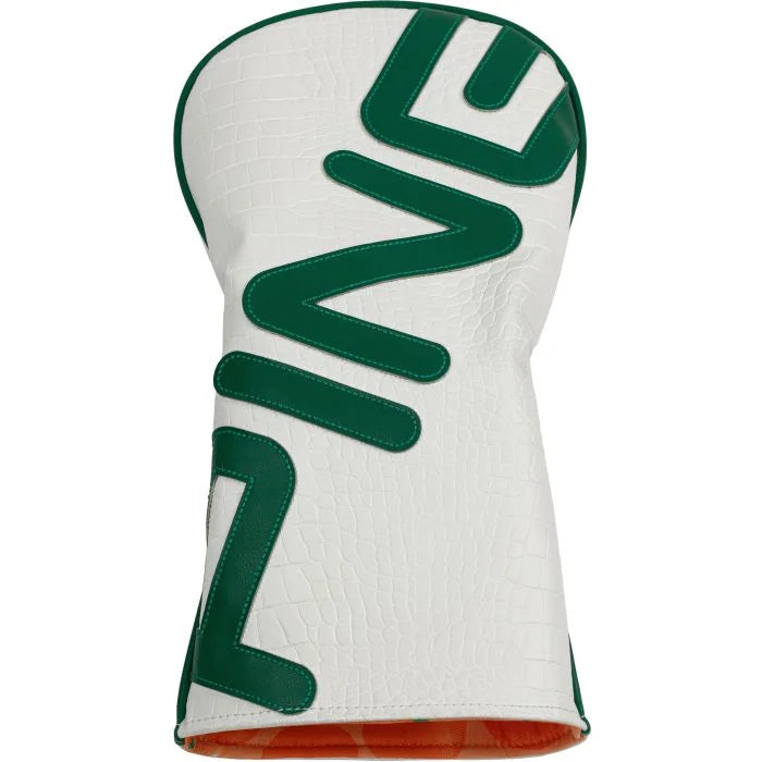 PING 2024 HERITAGE DRIVER HEADCOVER WHITE/GREEN
