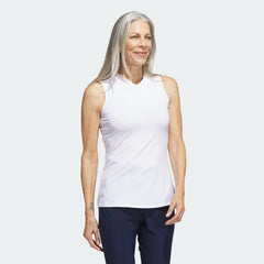 ADIDAS SS23 WOMEN EMBOSSED SLEEVELESS POLO
