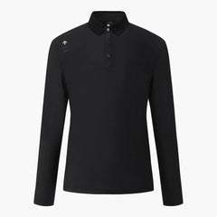 DESCENTE GOLF Men's Signature Collared Long-sleeved T-shirt