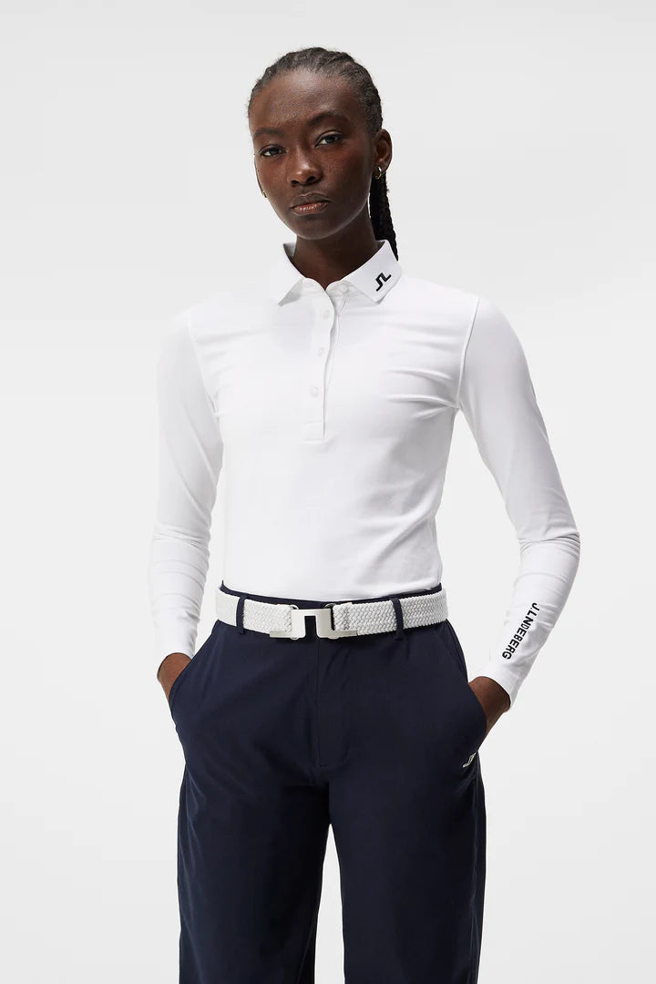 J.LINDEBERG FW23 WOMEN TOUR TECH LONG SLEEVE POLO