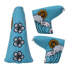Blue Wave Blade Putter Headcover