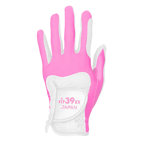 FIT39 UNISEX CLASSIC GLOVES - WHITE BASE PINK