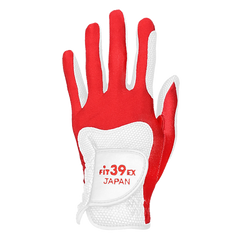 FIT39 UNISEX CLASSIC GLOVES - WHITE BASE RED