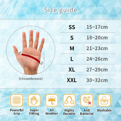 Fit39 Unisex Cool Gloves - White Base