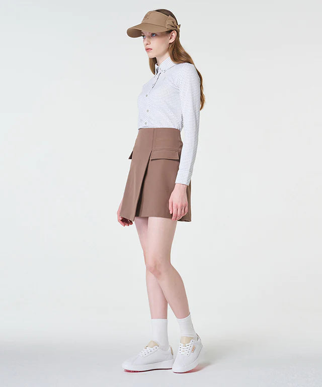 FAIRLIAR FW22 WOMEN SLIM A-LINE SKIRT