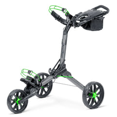 Bag Boy Nitron Push Cart Battleship Gray/Lime