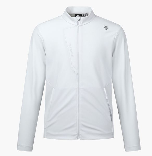 DESCENTE 23FW MEN INTER-SEASON TRICOT LAYER SWING JUMPER LIGHT GRAY