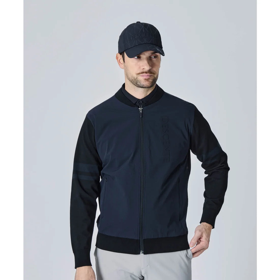 DESCENTE GOLF Men's Knit Hybrid Full-Zip Sweater – Par-Tee Golf