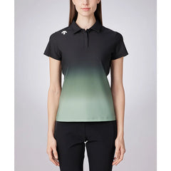 DESCENTE GOLF Xander Tour Women's Solotex Pique Print Shirt