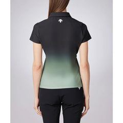 DESCENTE GOLF Xander Tour Women's Solotex Pique Print Shirt