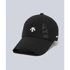 DESCENTE GOLF Long-brim Perforated Logo Cap