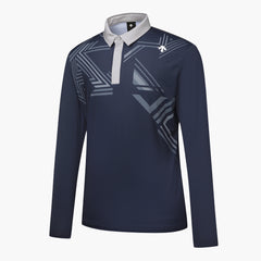 DESCENTE GOLF Men's Cool Sleeve Long Sleeve T-Shirt