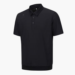DESCENTE GOLF Men's Knit Hybrid Short Sleeve T-Shirt