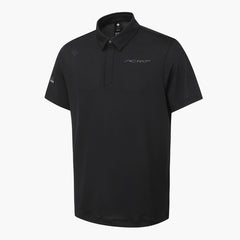 DESCENTE GOLF ACMT Men's Mesh Jacquard Collar Short Sleeve T-shirt