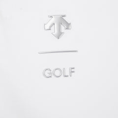 DESCENTE GOLF Men's Color-block Modified Collared Short-sleeved T-shirt