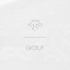 DESCENTE GOLF Women's Y-Collared Jacquard Long-sleeved T-shirt