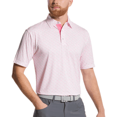 FootJoy Men Figure Lisle Polo Shirt