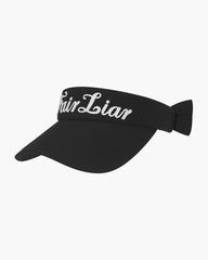FAIRLIAR WOMEN RIBBON SUN VISOR BLACK ONE SIZE