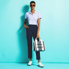 G/FORE WOMEN TUX STRETCH TECH TWILL MID RISE STRAIGHT TAPERED LEG TROUSER