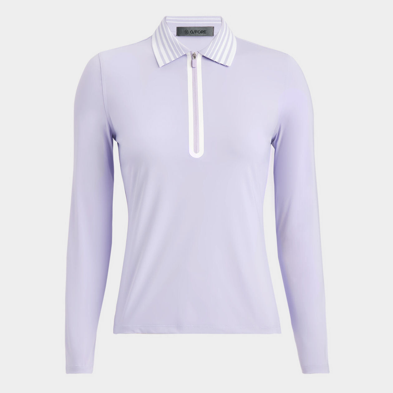 G/FORE WOMEN SILKY TECH NYLON QUARTER ZIP POLO