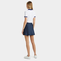 G/FORE WOMEN CONTRAST SILKY TECH NYLON POLO