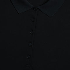 G/FORE Women Ribbed Tech Nylon Long Sleeve Polo