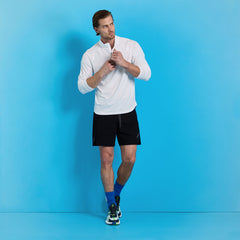 G/FORE Men Tech Mélange Raglan Quarter Zip Pullover