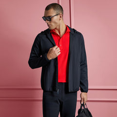 G/FORE MEN RIB GUSSET TECH PIQU? MODERN SPREAD COLLAR POLO