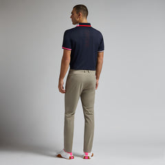 G/FORE MEN SILKY PIQU? CONTRAST BANDED SLEEVE POLO