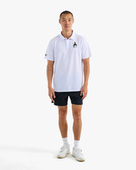 Malbon Golf Swing Oil Performance Pique Polo