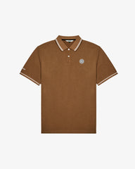 MALBON GOLF Men's Fairway Applique Pique Polo