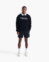 Malbon Golf Men Roll King Crew Fleece