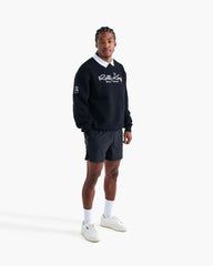 Malbon Golf Men Roll King Crew Fleece