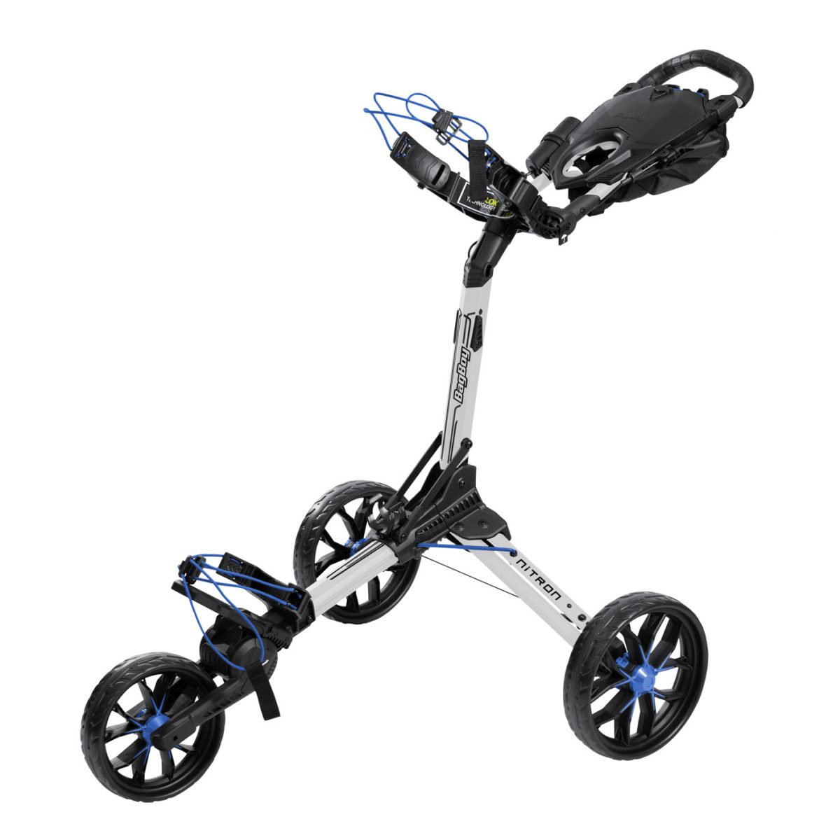 BAG BOY NITRON PUSH CART WHITE/COBALT