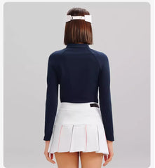 HONMA WOMEN PURE COLOR LONG SLEEVE POLO