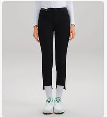 HONMA WOMEN'S SUN BLOCK SLIM FIT PANTS BLACK