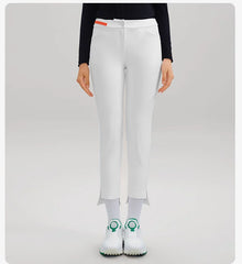 HONMA WOMEN'S SUN BLOCK SLIM FIT PANTS WHITE