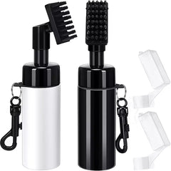 Pro Golf Club Cleaner with Retainer Clip and Squeeze Water Bottle