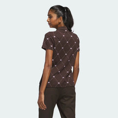 Adidas Women Originals Printed Trefoil Polo Shirt