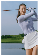 HONMA Women Fall Slim Fit Long Sleeve Polo