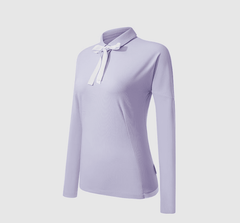 HONMA Women Fall Slim Fit Long Sleeve Polo