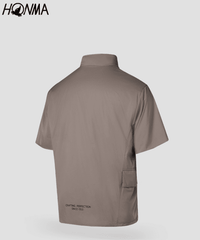 HONMA New Textured Fabric Warm & Cozy Men's Zip-up Jacket