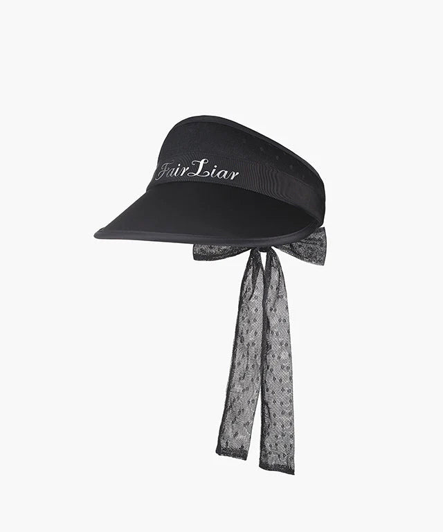 FAIRLIAR WOMEN SHA DOT VISOR BLACK ONE SIZE