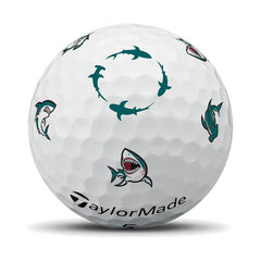 Taylormade 2025 TP5x pix Sharks Golf Balls Dozen Pack