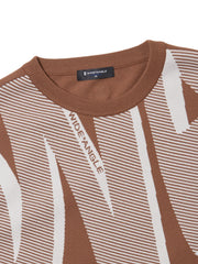 W.ANGLE Men's CO Big Logo Round Sweater Vest