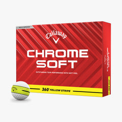 Callaway Chrome Soft 360 Yellow Stripe