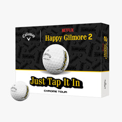 Callaway Chrome Tour Truvis Happy Gilmore 2 Just Tap It In Golf Balls